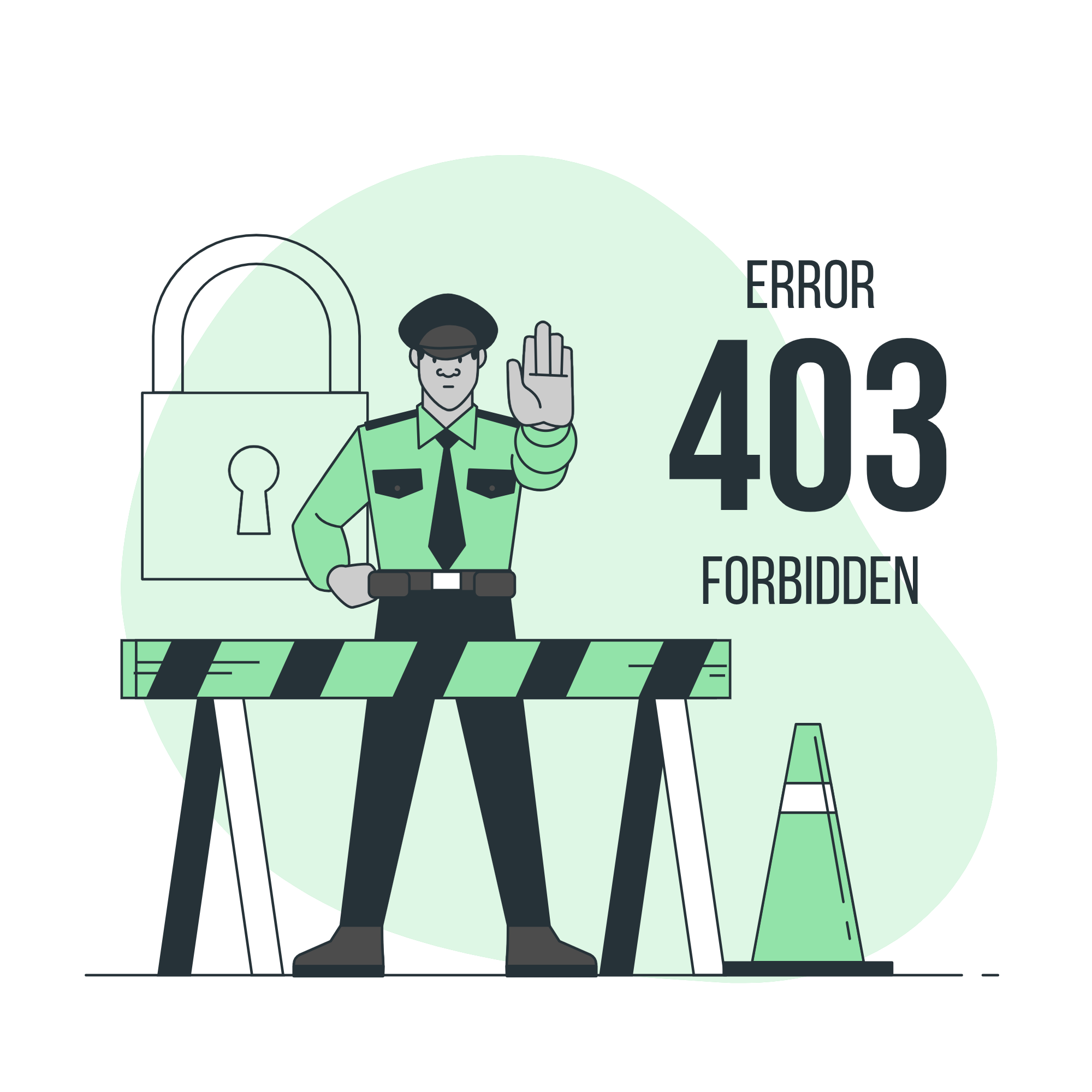 Erreur 403 - Accès interdit